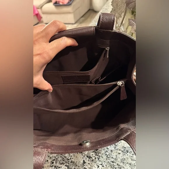 Etienne aigner Elegant Brown Leather Tote Bag - Picture 14 of 16